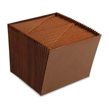 Smead Smead  1-31 Open Accordion Expanding File, 31 Pockets, Letter, Leather-Like Redrope 70467